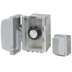 240 V In-Wall Single Control Weatherproof Assembly