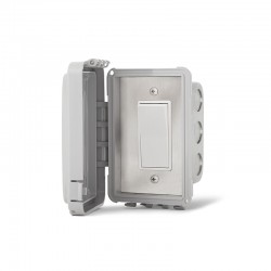 Single ON/OFFSwitch Flush Mount & Gang Box 20 Amp Per Pole