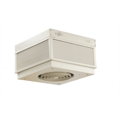 2KW 480V 3PH Venturi Design White Surface Mount Ceiling Heater w auto reset