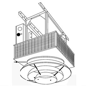 Anemostat Diffuser For Downflow Unit Heaters