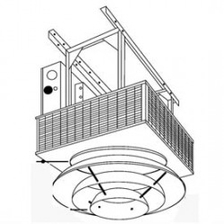 Anemostat Diffuser For Downflow Unit Heaters